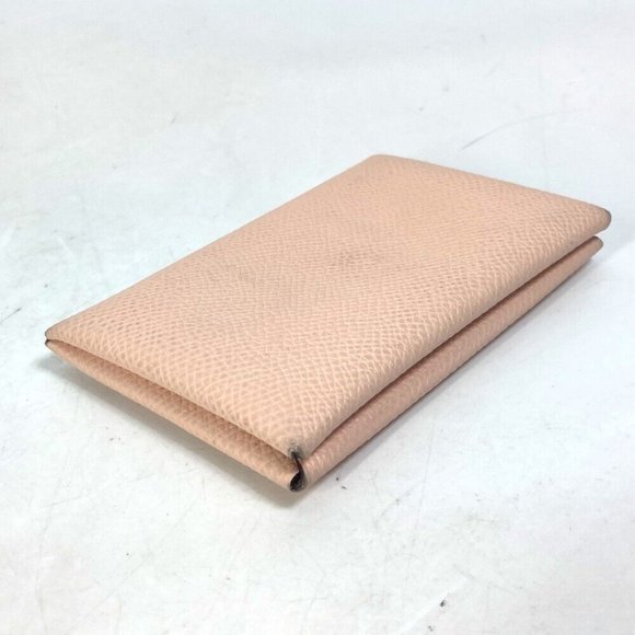HERMES Bicolor Calvi Verso Business card holder Bifold pass case Card Case - Picture 4 of 12